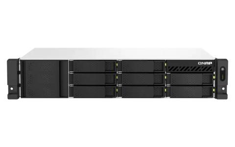 QNAP TS-864EU-8G NAS/storage server Rack (2U) Intel® Celeron® 8 GB DDR4 0 TB QNAP Turbo System Black