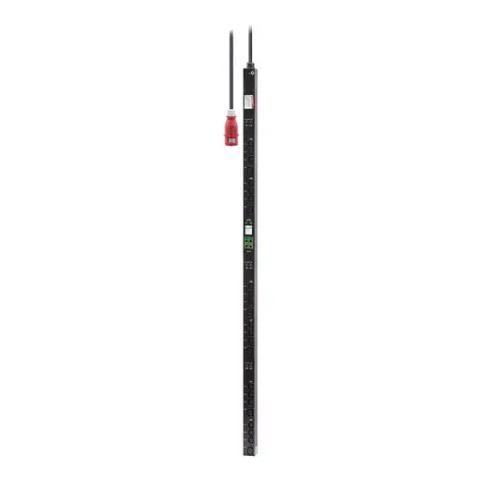 APC Easy Rack PDU, Switched Metered Outlet, 0U, 3 Phase, 22kW, 230V, 32A, (18) C13 and (6) C19 outlets, IEC60309 3P+N+PE inlet