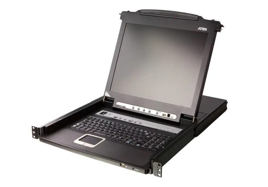 ATEN CL5708MW rack console 43.9 cm (17.3") 1920 x 1080 pixels Metal, Plastic Black 1U