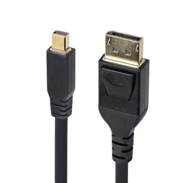StarTech.com 10ft (3m) Mini DisplayPort to DisplayPort 1.4 Cable - 8K 60Hz/4K 120Hz HBR3 HDR, UHD mDP to DP 1.4 Cord, Ultra HD Monitor/Video Cable