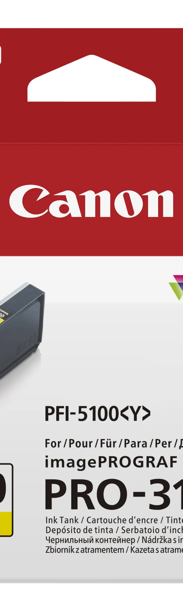 Canon PFI-5100 Y ink cartridge 1 pc(s) Original Yellow