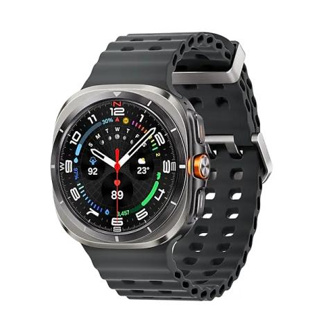 Samsung Galaxy Watch Ultra 3.81 cm (1.5") AMOLED 47 mm Digital 480 x 480 pixels Touchscreen 4G Silver, Titanium Wi-Fi GPS (satellite)