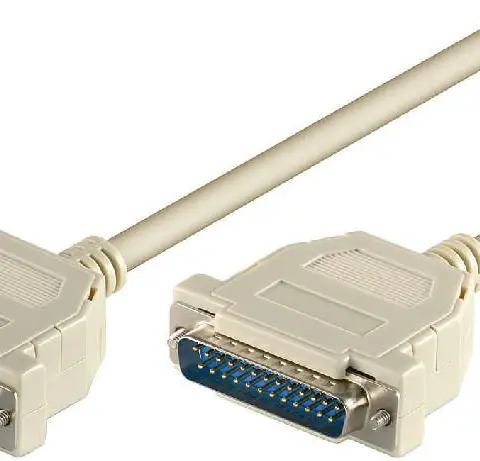Microconnect MODGR3 serial cable White 3 m DB-25