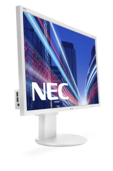 NEC MultiSync EA244WMi computer monitor 61 cm (24") 1920 x 1200 pixels LED White