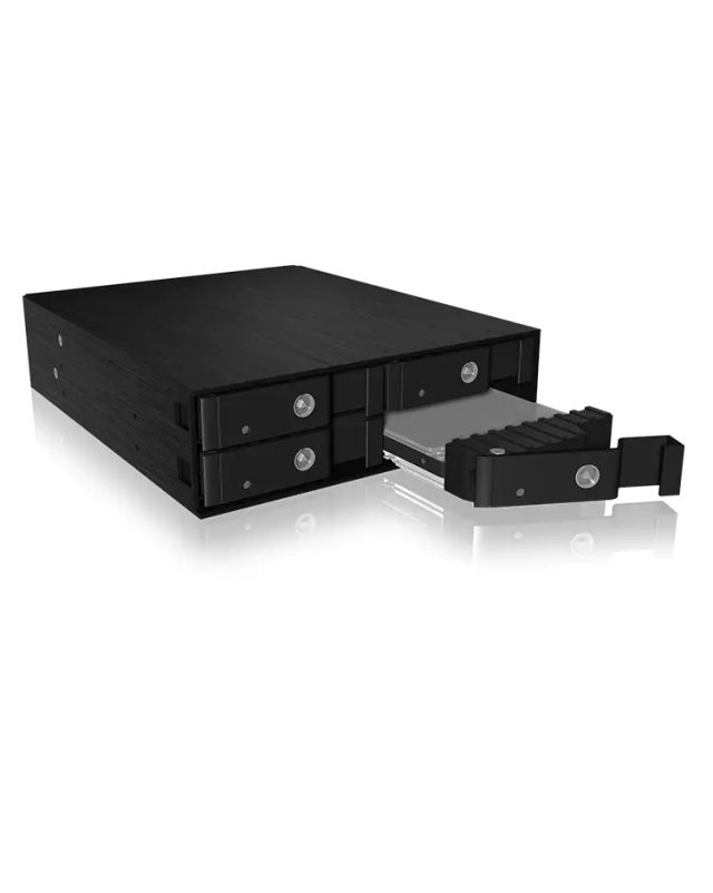 ICY BOX IB-2240SSK 13.3 cm (5.25") Storage drive tray Black
