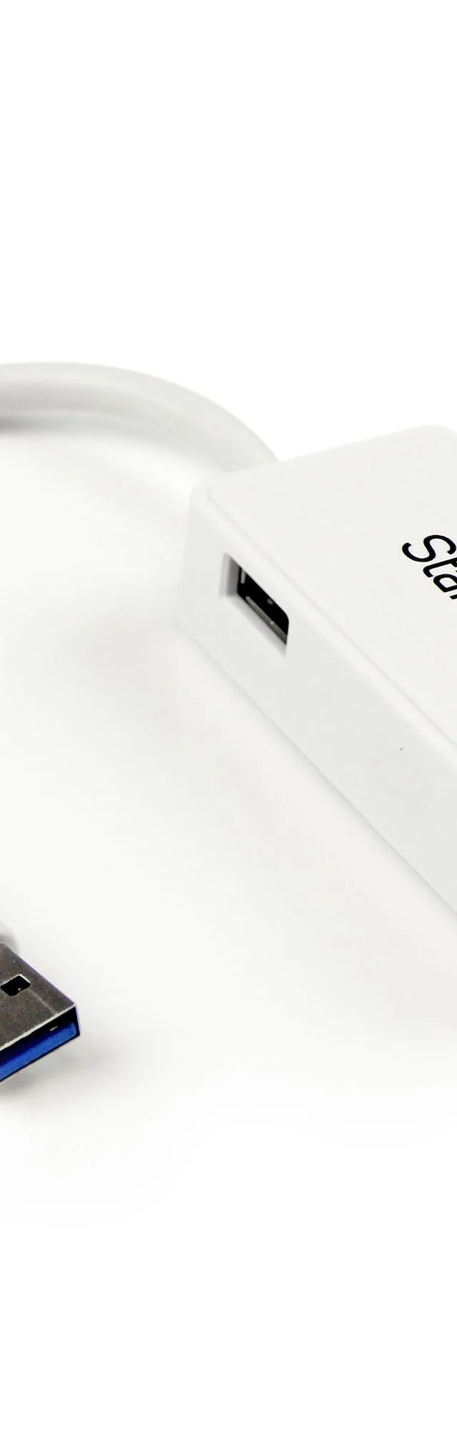 StarTech.com USB 3.0 to Gigabit Ethernet Adapter NIC w/ USB Port - White