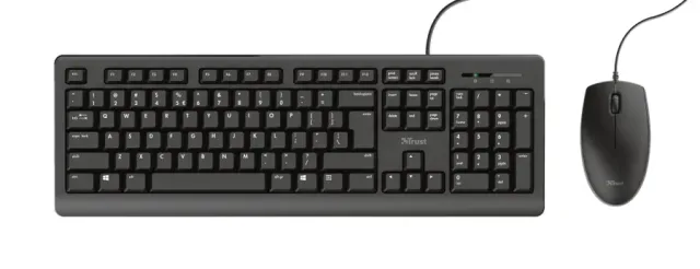 Trust Primo keyboard Mouse included Universal USB QWERTY Spanish Black