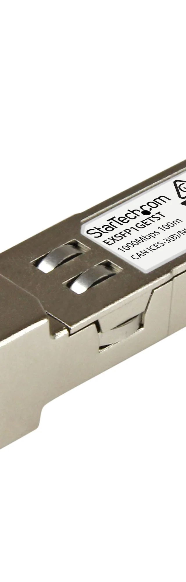 StarTech.com Juniper EX-SFP-1GE-T Compatible SFP Transceiver Module - 10/100/1000BASE-T~Juniper EX-SFP-1GE-T Compatible SFP Module - 1000BASE-T - SFP to RJ45 Cat6/Cat5e - 1GE Gigabit Ethernet SFP - RJ-45 100m