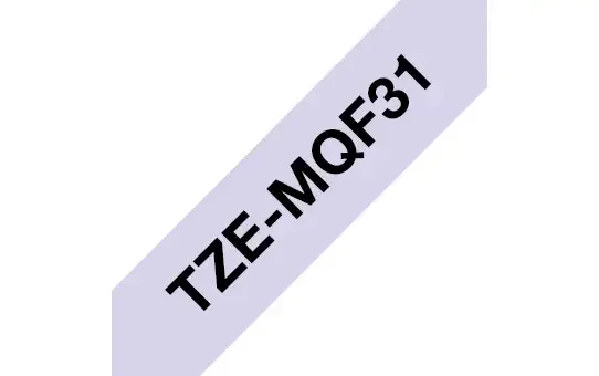 Brother TZE-MQF31 label-making tape Black