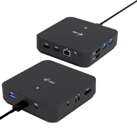 i-tec USB-C DP Dual HDMI Docking Station with Power Delivery 100 W Wired USB 3.2 Gen 2 (3.1 Gen 2) Type-C Black