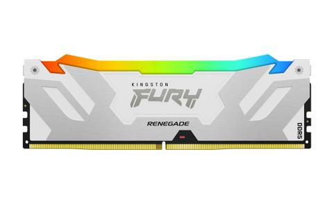 Kingston Technology FURY 24GB 8000MT/s DDR5 CL38 DIMM Renegade RGB White