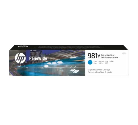 HP 981Y Extra High Yield Cyan Original PageWide Cartridge