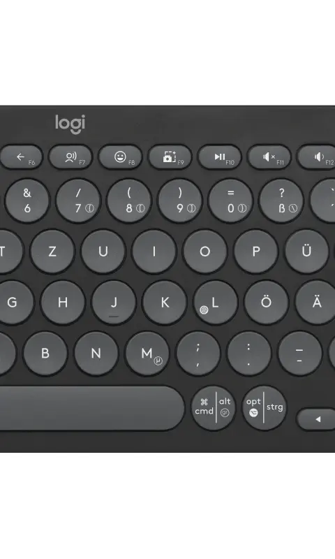 Logitech 920-012203 keyboard Mouse included Universal RF Wireless + Bluetooth QWERTZ German Graphite