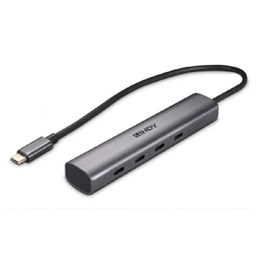 Lindy 4 Port USB 3.2 Gen 2 Type C Hub