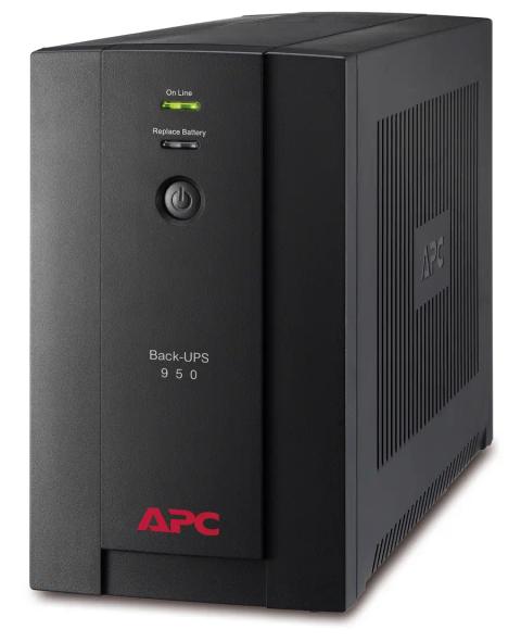 APC Back-UPS uninterruptible power supply (UPS) Line-Interactive 0.95 kVA 480 W