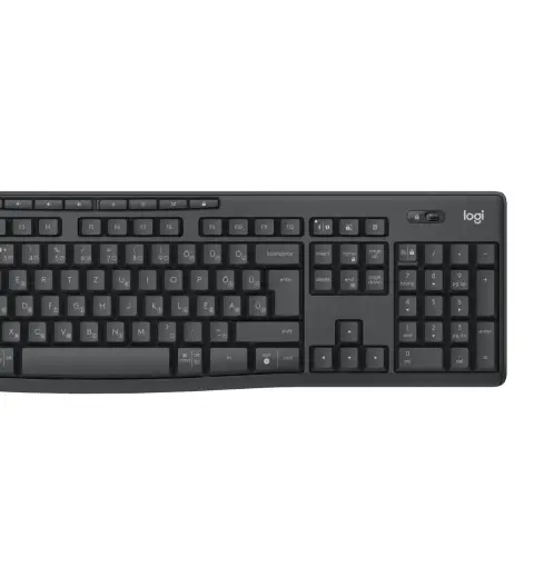 Logitech MK370 Combo for Business keyboard Mouse included Office RF Wireless + Bluetooth QWERTY Portuguese Graphite