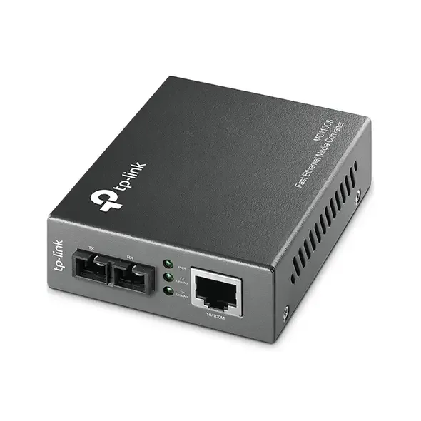 TP-Link Omada MC110CS network media converter 100 Mbit/s 1310 nm Single-mode Black