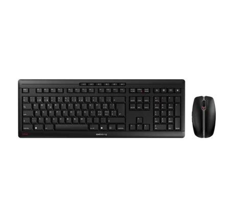 CHERRY Stream Desktop keyboard Mouse included Office RF Wireless QWERTZ Swiss Black