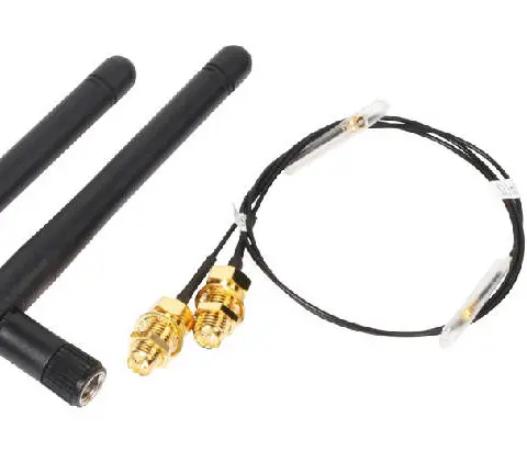 Shuttle WLN-M12 - Intel WLAN-AX210/Bluetooth Combo Kit with M.2 card, cables and external antennas for Slim PCs