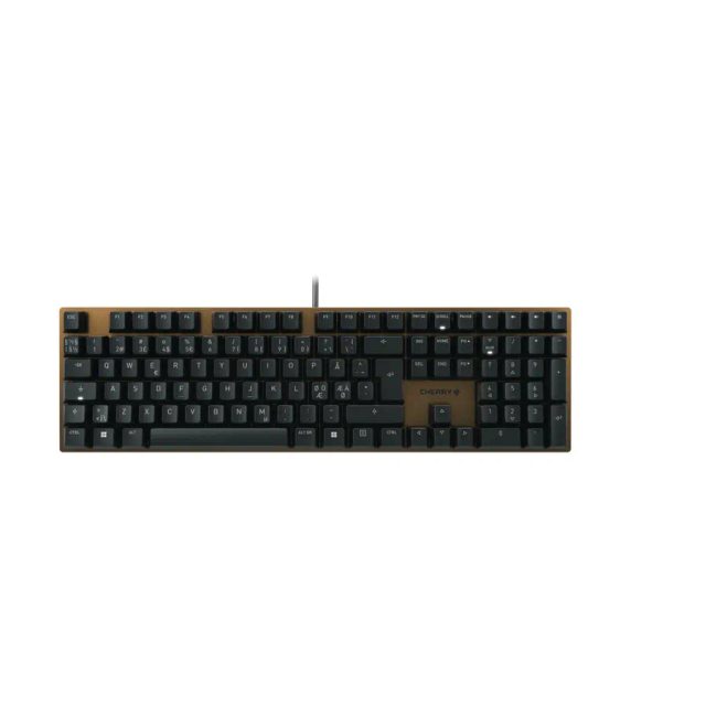 CHERRY KC 200 MX keyboard Universal USB QWERTY Nordic Black, Bronze