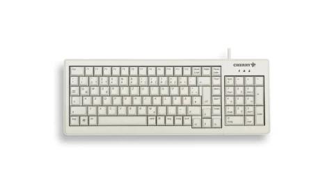 CHERRY XS G84-5200 keyboard Office USB + PS/2 QWERTY English Grey