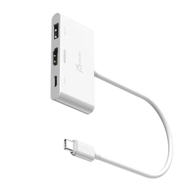j5create JCA399 USB-C® to HDMI™ 4K144Hz & USB™ 3.2 with Power Delivery 100W, Black