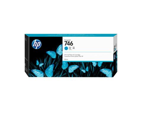 HP 746 300-ml Cyan DesignJet Ink Cartridge