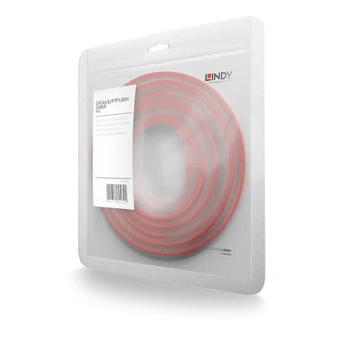 Lindy 47165 networking cable Red 3 m Cat6a S/FTP (S-STP)