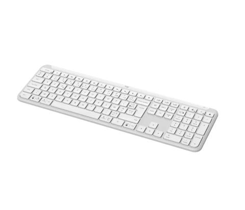 Logitech 920-012454 keyboard Office RF Wireless + Bluetooth AZERTY French White