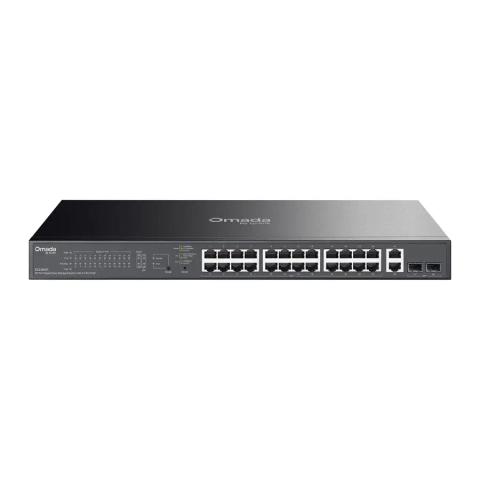 TP-Link ES228GP network switch Managed L2 Gigabit Ethernet (10/100/1000) Power over Ethernet (PoE) Black