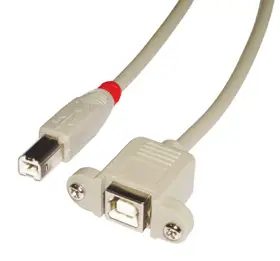 Lindy 31800 USB cable 0.5 m USB B 0.48 Gbit/s Grey