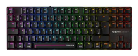 CHERRY MX 8.2 Pro TMR Wireless keyboard Gaming USB + RF Wireless + Bluetooth QWERTZ German Black
