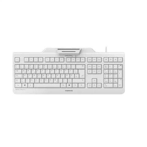 CHERRY JK-A0400BE-0 keyboard Office USB AZERTY Belgian Grey
