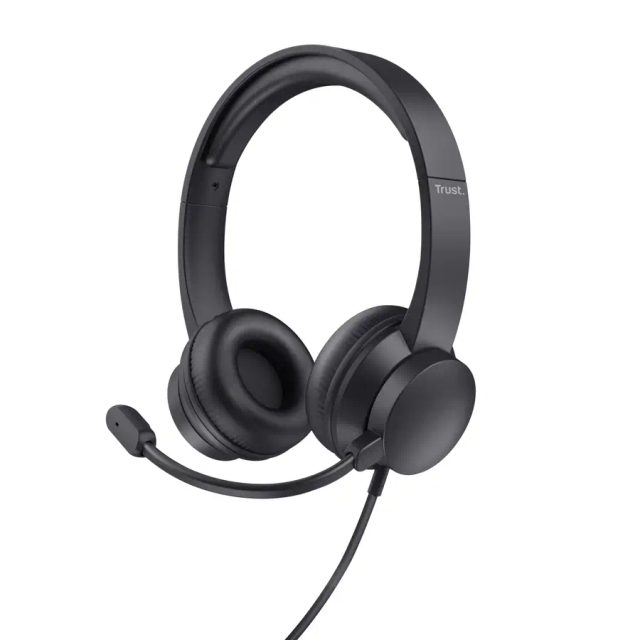 Trust Roha II Headset Wired Head-band Office/Call center Black