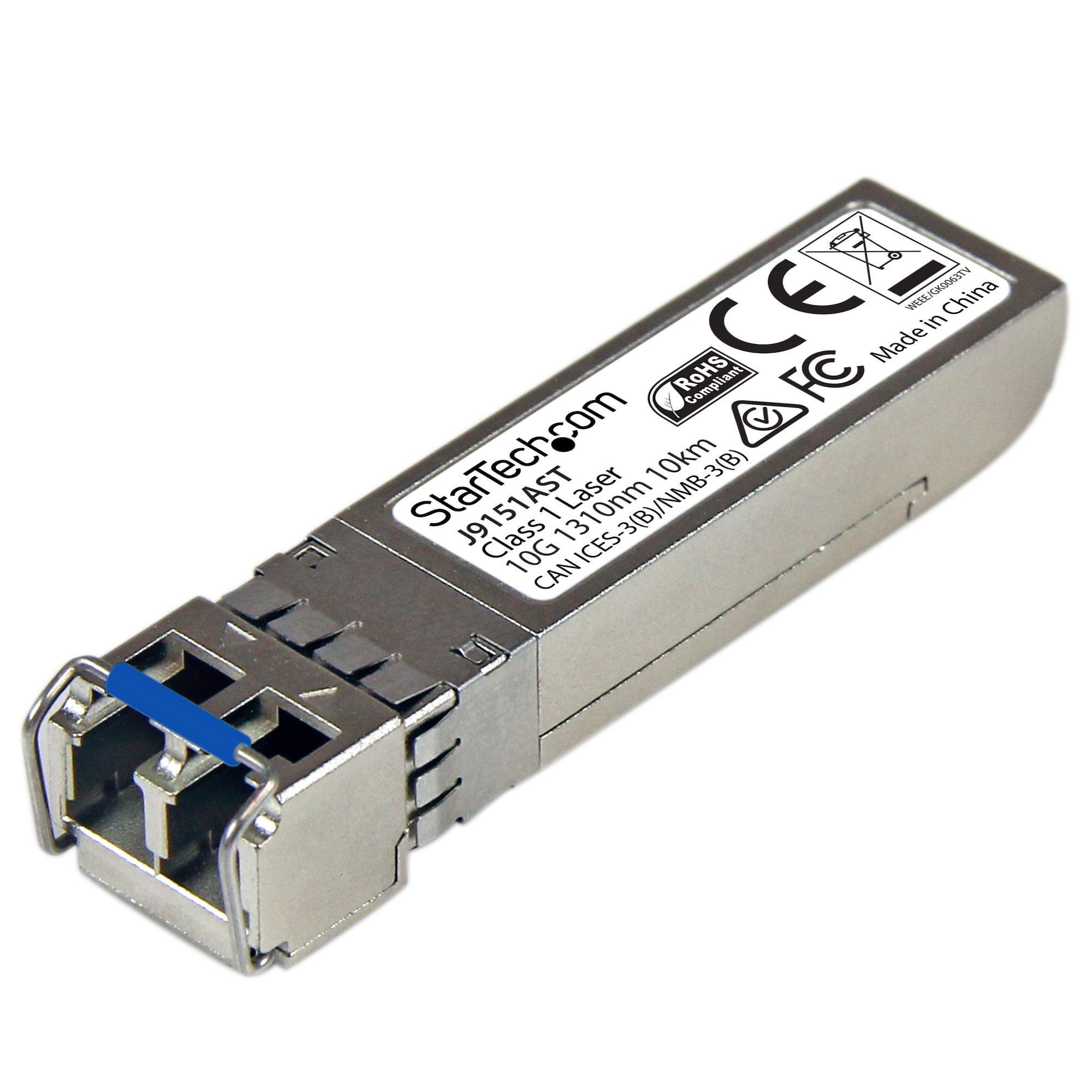 StarTech.com HP J9151A Compatible SFP+ Transceiver Module - 10GBASE-LR~HPE J9151A Compatible SFP+ Transceiver Module - 10GBASE-LR