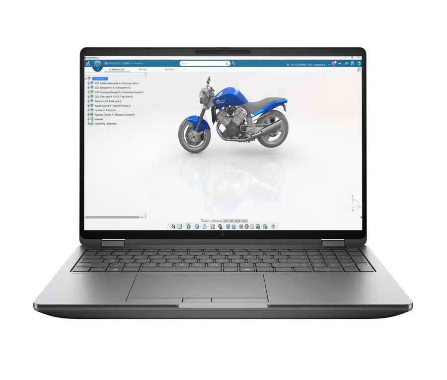 HP ZBook Fury G1i Intel Core Ultra 9 285HX Mobile workstation 40.6 cm (16") WQXGA 64 GB DDR5-SDRAM 2 TB SSD NVIDIA RTX PRO 4000 Blackwell Wi-Fi 7 (802.11be) Windows 11 Pro AI Workstation, AI PC Silver