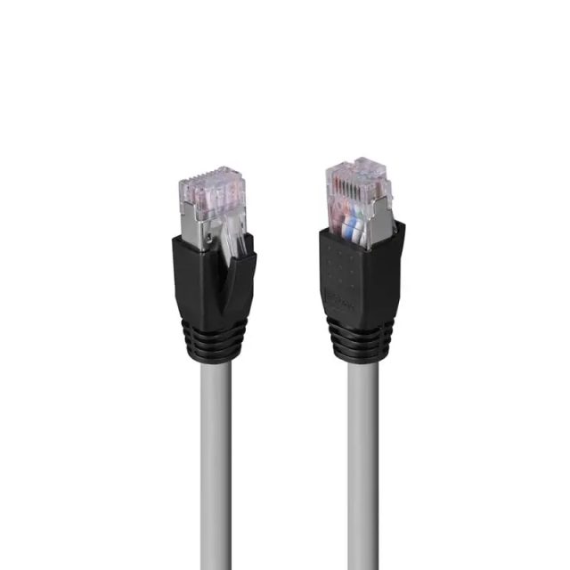 Lindy 90m Cat.6A U/FTP LSZH Solid Core Cable, Grey