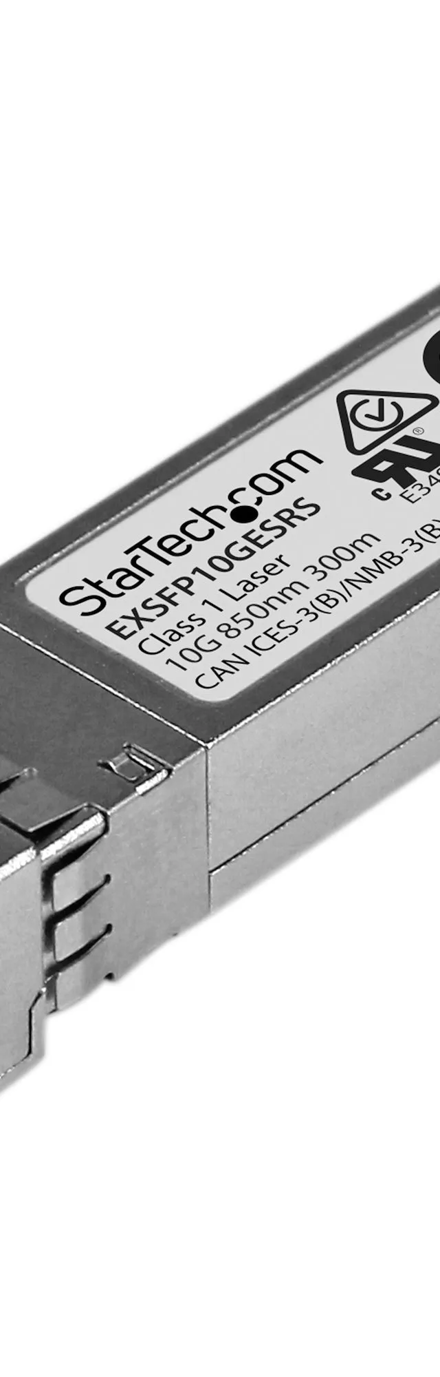 StarTech.com Juniper EX-SFP-10GE-SR Compatible SFP+ Transceiver Module - 10GBASE-SR~Juniper EX-SFP-10GE-SR Compatible SFP+ Module - 10GBASE-SR - 10GbE Multimode Fiber MMF Optic Transceiver - 10GE Gigabit Ethernet SFP+ - LC 300m - 850nm - DDM