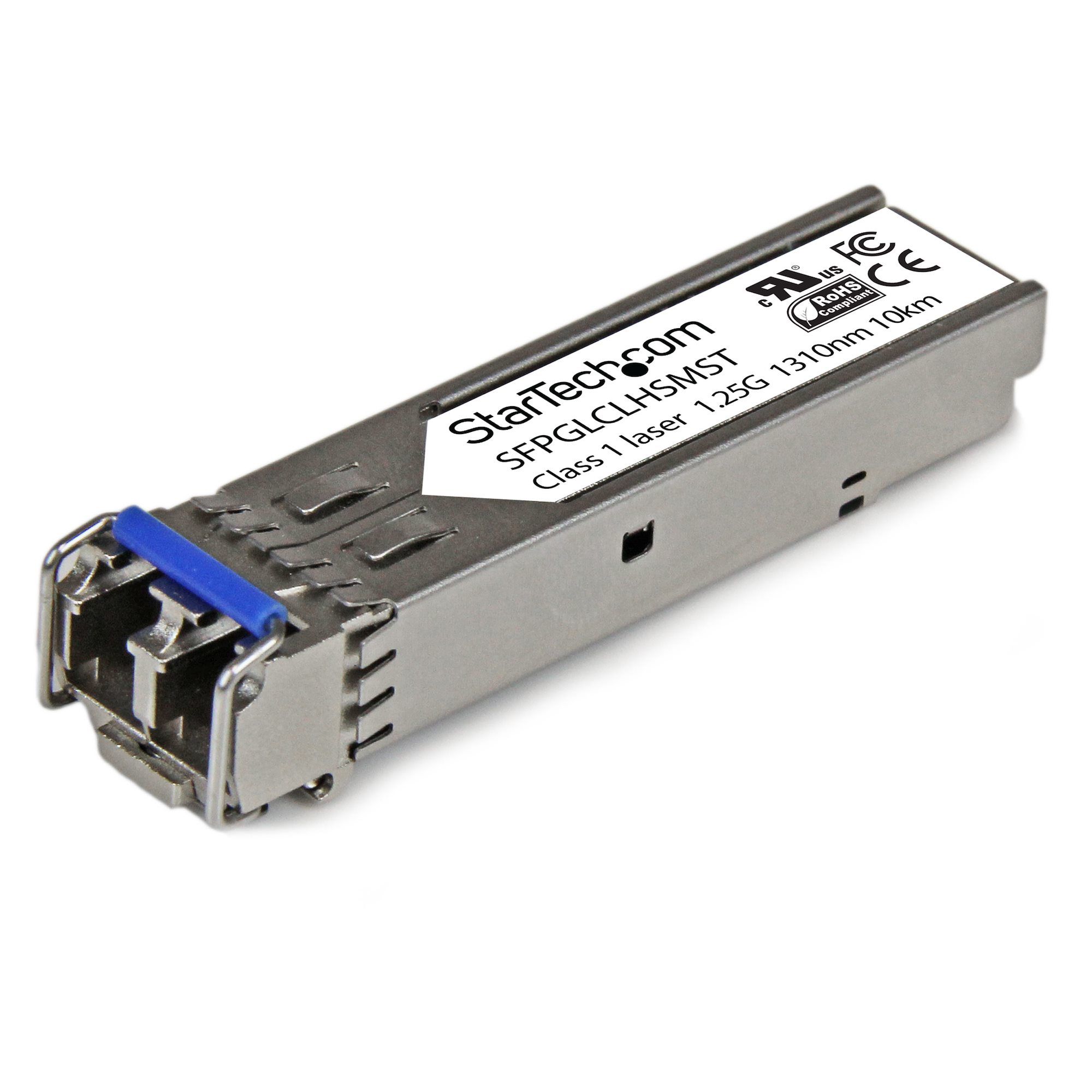 StarTech.com Cisco GLC-LH-SM Compatible SFP Module - 1000BASE-LX/LH - - 1GE Gigabit Ethernet SFP - LC 621 mi - 1310nm - Cisco IE3400, IE3300, IE3200~Cisco GLC-LH-SM Compatible SFP Module - 1000BASE-LX/LH - - 1GE Gigabit Ethernet SFP - LC 10km - 1310nm - Cisco IE3400, IE3300, IE3200