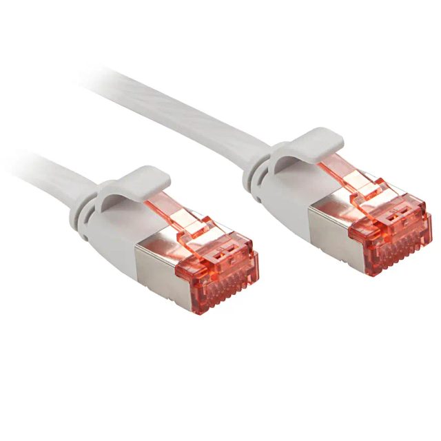Lindy RJ45 Cat.6 U/FTP 0.3m networking cable Grey Cat6 U/FTP (STP)