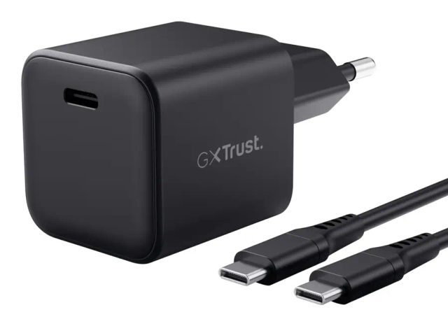 Trust 26143 mobile device charger Portable gaming console Black AC Fast charging Indoor
