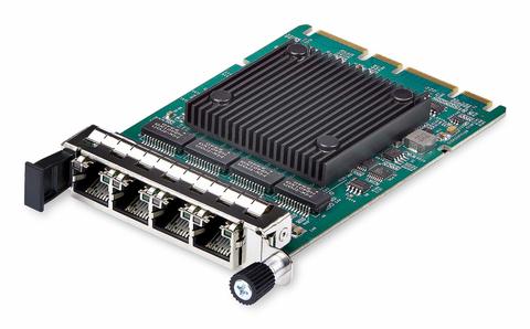 StarTech.com 4-Port RJ45 Gigabit OCP 3.0 Server Network Card w/Intel® I350-AM4, SFF 4C+ Compatible, Multi-Speed Ethernet, PCIe 3.0, LAN Transformer, NIC w/PXE/9K