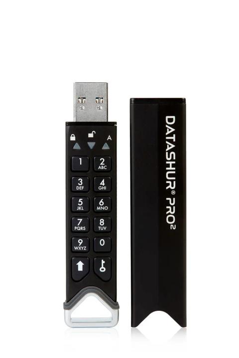 iStorage datAshur PRO2 512 GB | Secure Flash Drive | FIPS 140-2 Level 3 Certified | AES-XTS 256-bit hardware encryption | Password protected | Dust/Water-Resistant |