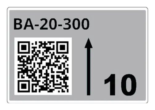Brother LTZ1A090FQR self-adhesive label Rectangle Grey