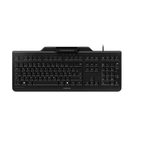 CHERRY SECURE BOARD 1.0 keyboard Office USB QWERTZ German Black