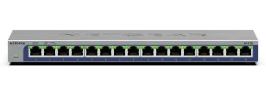 NETGEAR GS116 Unmanaged L2 Gigabit Ethernet (10/100/1000) Black
