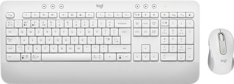 Logitech Signature MK650 Combo For Business keyboard Mouse included Office RF Wireless + Bluetooth QWERTY Russian White