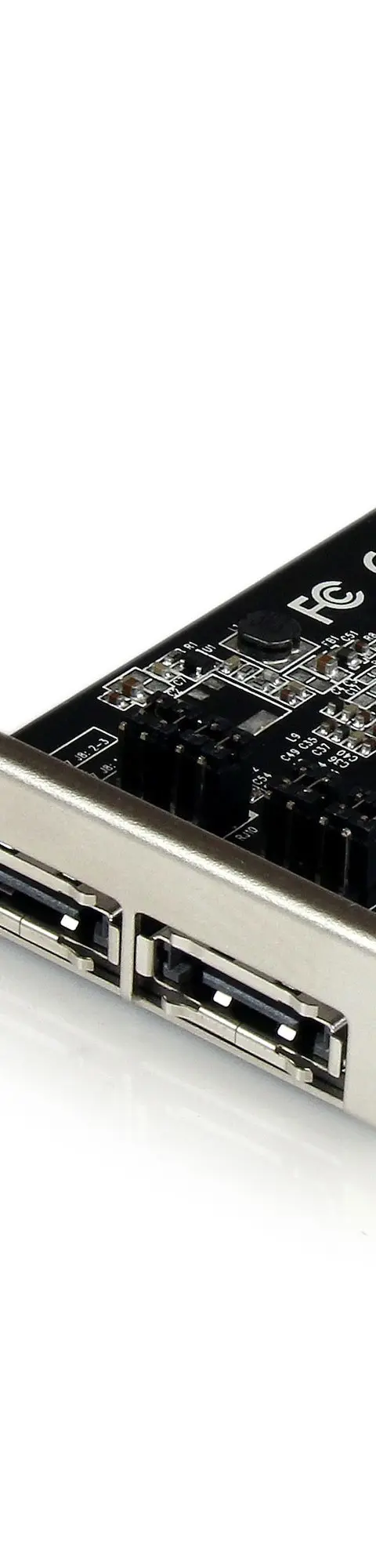 StarTech.com 2 Port PCI Express SATA 6 Gbps eSATA Controller Card - Dual Port PCIe SATA III Card - 2 Int/2 Ext