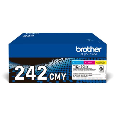 Brother TN-242CMY toner cartridge 1 pc(s) Original Cyan, Magenta, Yellow
