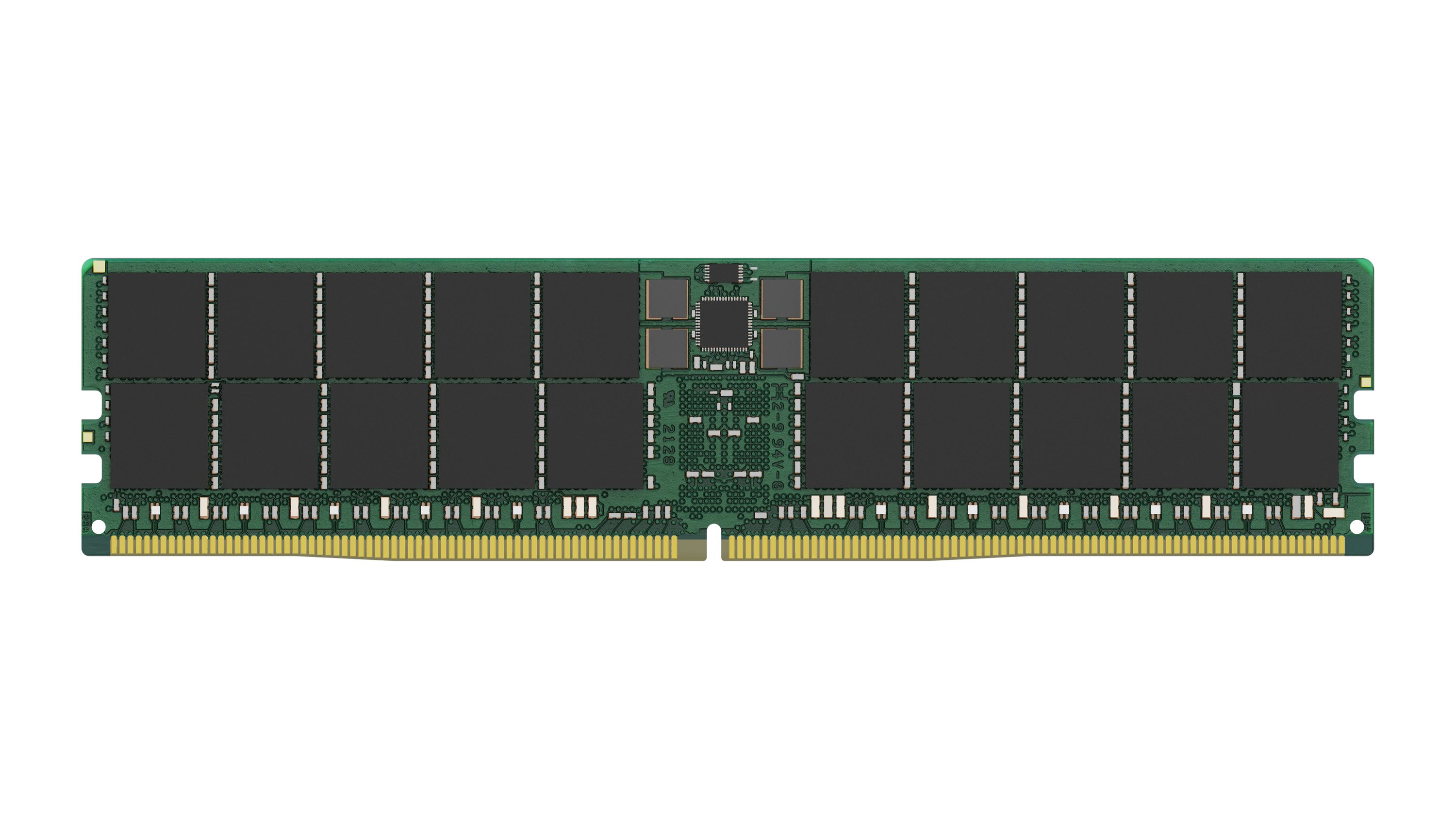 Kingston Technology 96GB, DDR5, 6400MT/s, ECC, Registered DIMM CL52 2RX4 1.1V 288-pin 24Gbit